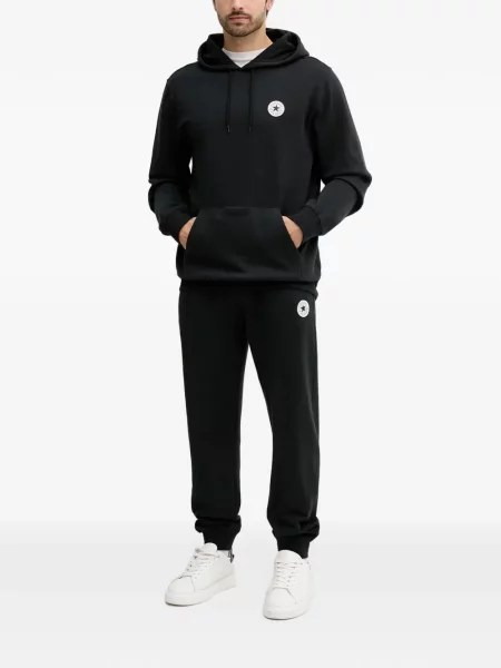Decupat hanorac cu fermoar Converse clasic cu tepi albastru