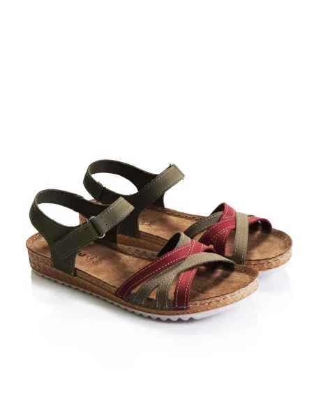 Шкіряні Сандалії Derisan зелений