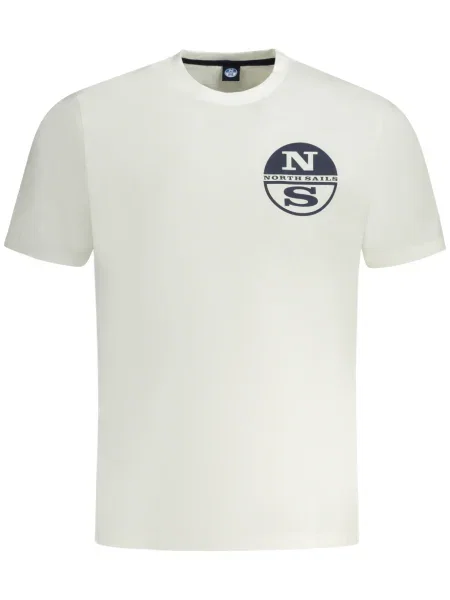 Tricou North Sails scurt alb