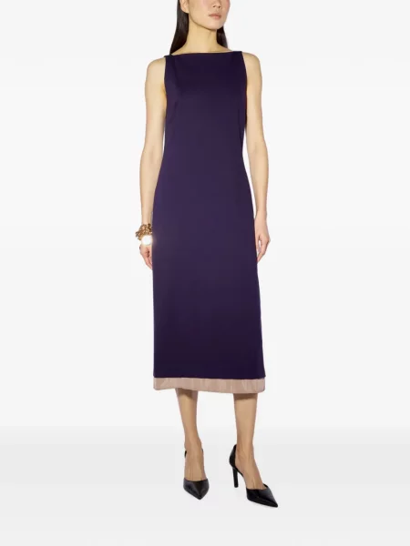 Rochie midi Liviana Conti fără mâneci violet