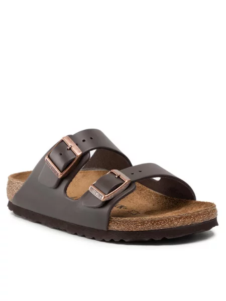 BIRKENSTOCK Šlepetės ruda