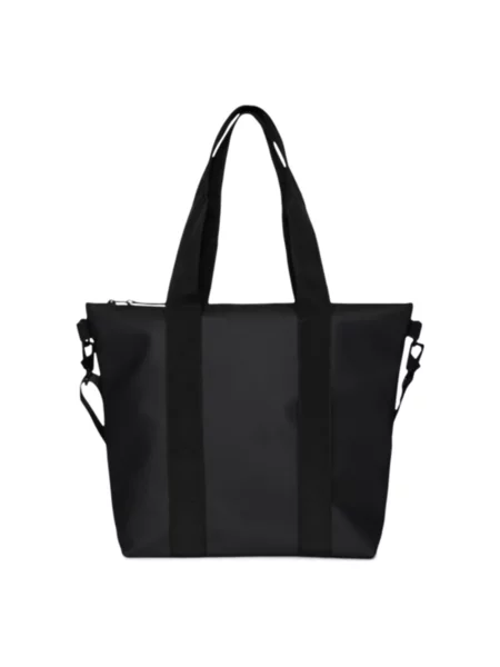 Rains Tote Bag Mini Black Unisex Plecaki i torby Rains Size: One size czarny