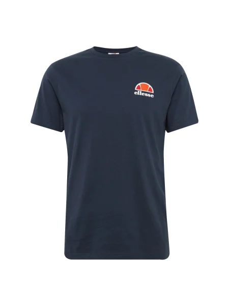 ELLESSE Tricou CANALETTO albastru închis / portocaliu închis roși aprins alb