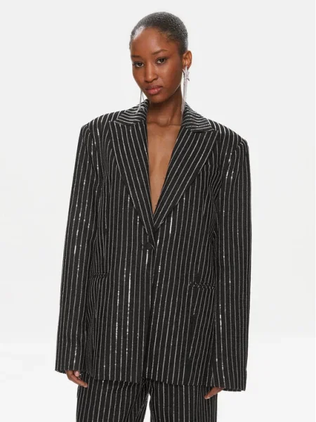 ROTATE Sacou Oversize negru