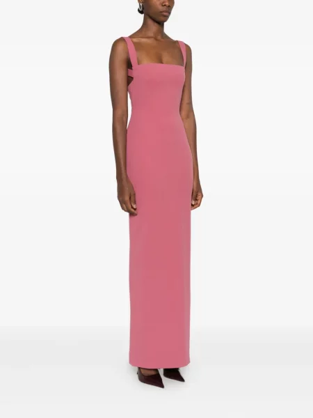 Rochie maxi Solace London de costum roz