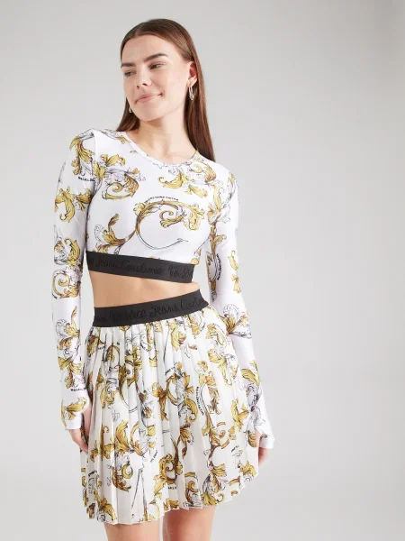 Versace Jeans Couture Tričko s dlhým rukávom biela