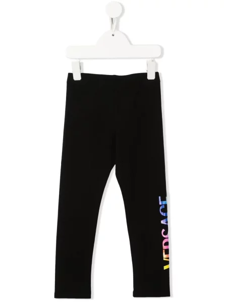 Legginsy dziecięce Versace czarne