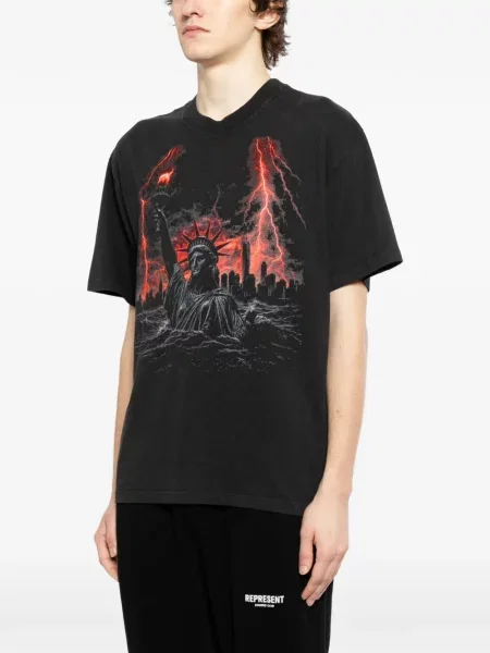 Grafic tricou Melt negru