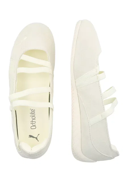 Sneakerși Puma din piele bej