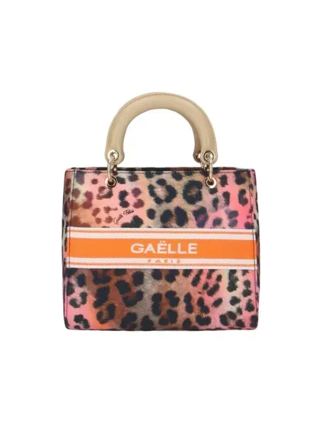 Wielobarwność torebka Gaëlle Paris w grochy ze skóry ekologicznej