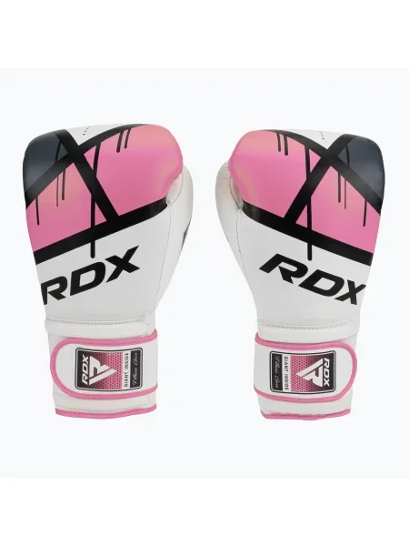 Mănuși de box pentru femei RDX și roz alb