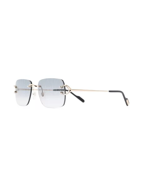 Saulės akiniai Cartier Eyewear auksinė