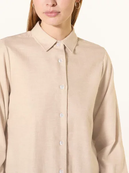 Rossana Diva Koszula Z Flaneli beige beżowa
