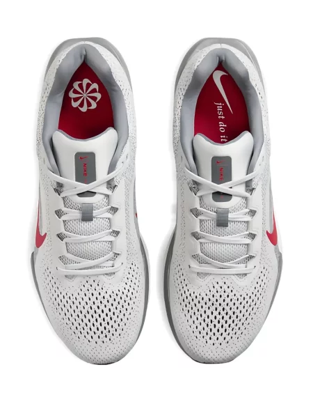 Sneakerși Nike Air Zoom cu șireturi din dantelă alergare alb