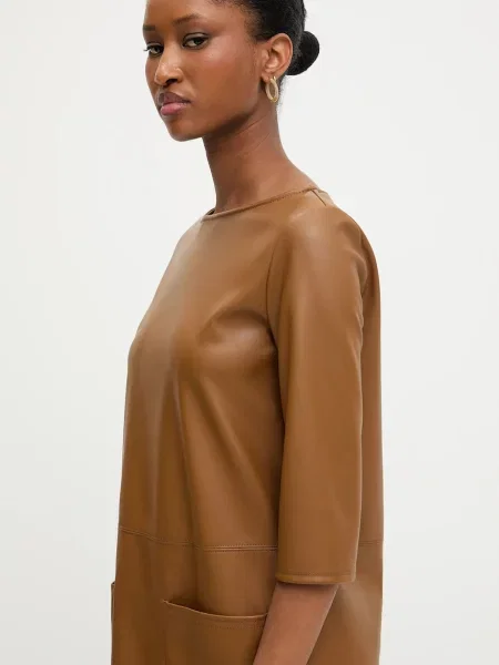 Сукня MM DIONIGI mini пряма коричневий