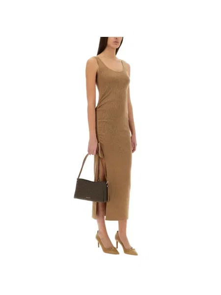 Sukienka maxi Michael Kors beżowa