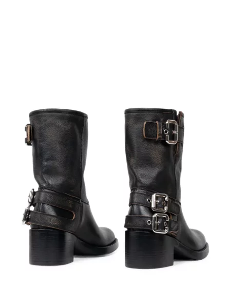 Botine Chloé cu cataramă negru