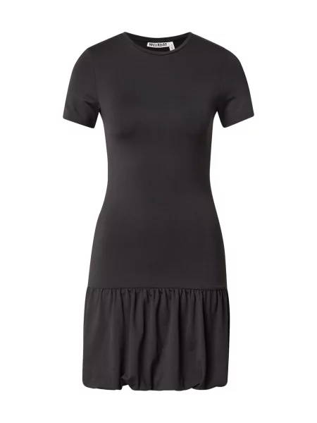 WEEKDAY Rochie Daisy' negru