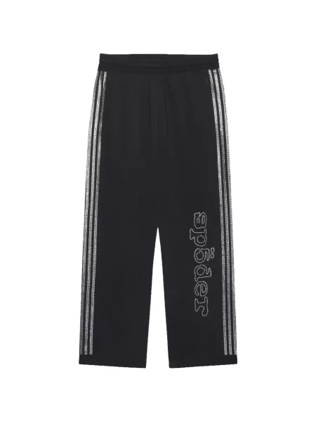 Stras pantaloni Adidas alergare negru
