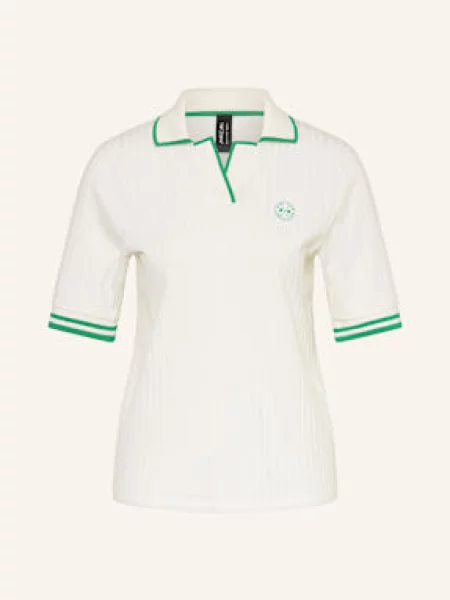 Marc Cain Koszulka Polo Z Dzianiny weiss