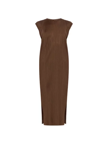 Rochie midi Pleats Please Issey Miyake maro