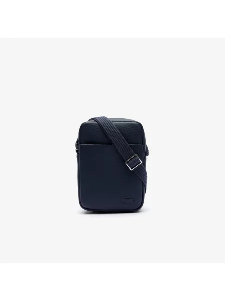 Lacoste Klasyczna Torba Z Efektem Piki granatowa