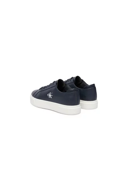 Laisvalaikio batai Calvin Klein Basket Cupsole Laceup Lth Ml Tamsiai mėlyna