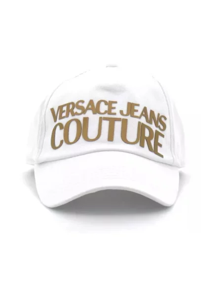 Czapka z daszkiem Versace Jeans Couture biała