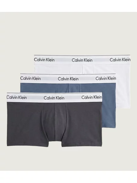 Chiloți multipac Calvin Klein Jeans cu talie joasă gri