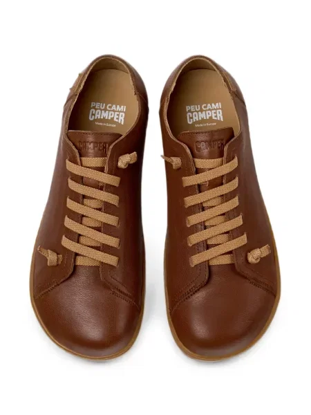 Sneakerși Camper din piele maro