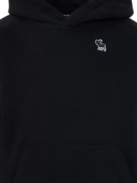 Bluza z kapturem dziecięca Abercrombie Fitch czarna