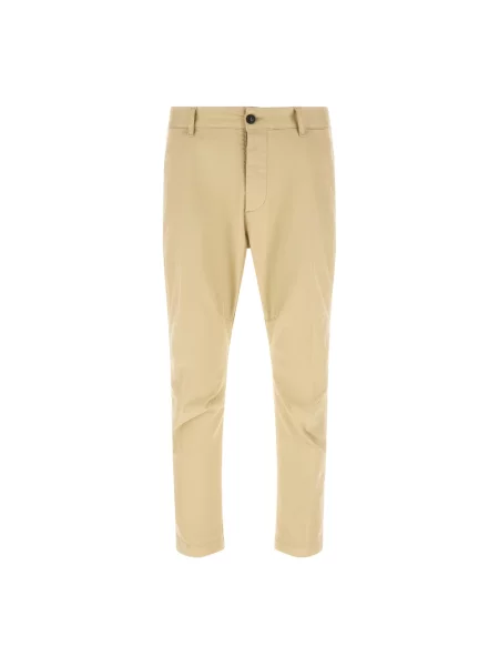 Spodnie Dsquared2 beżowe
