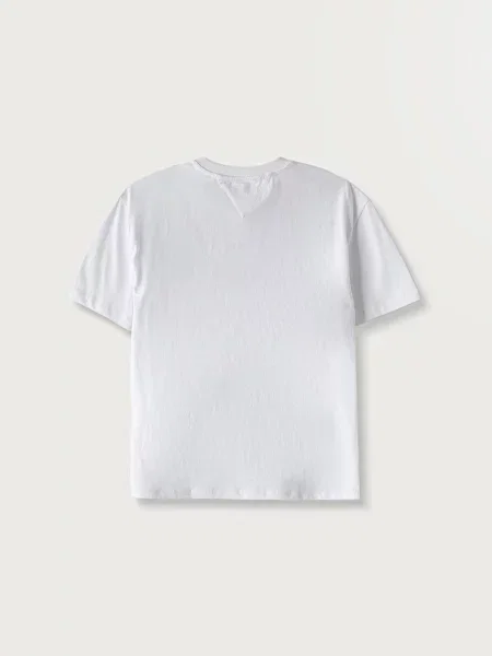 Tommy Hilfiger basic majica kratkih rukava za djecu od pamuka bijela