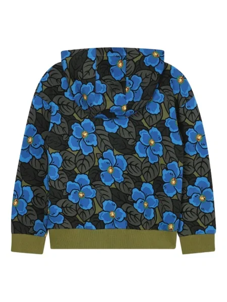 Bluza z kapturem dziecięca Kenzo zielona