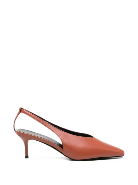 Pantofi cu toc Sergio Moretti Firenze slingback maro