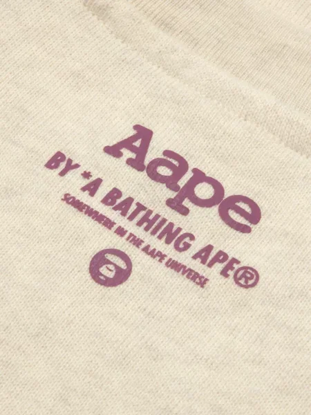 Pulover Aape By A Bathing Ape cu imagine cu decolteu rotund