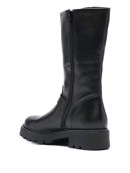 Botine Keys cu cataramă cu bretele negru