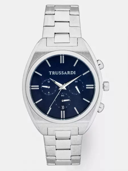 Trussardi zegarek METROPOLITAN srebrny szary