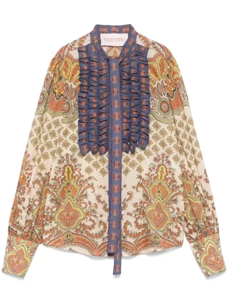 Cămașă Valentino Garavani cu imagine cu imprimeu geometric