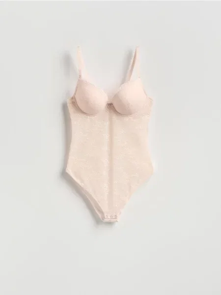 Reserved LADIES` BODY SUIT roz-pastel roz