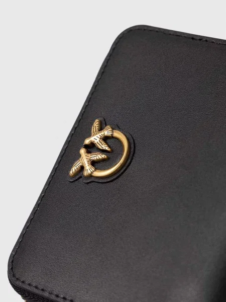 Шкіряний гаманець Pinko чорний