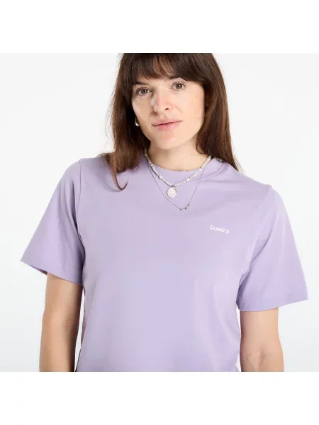 Тениска Queens Essential T-Shirt With Contrast Print Black/ White/ Navy/ Lavender/ Leaf M бяло