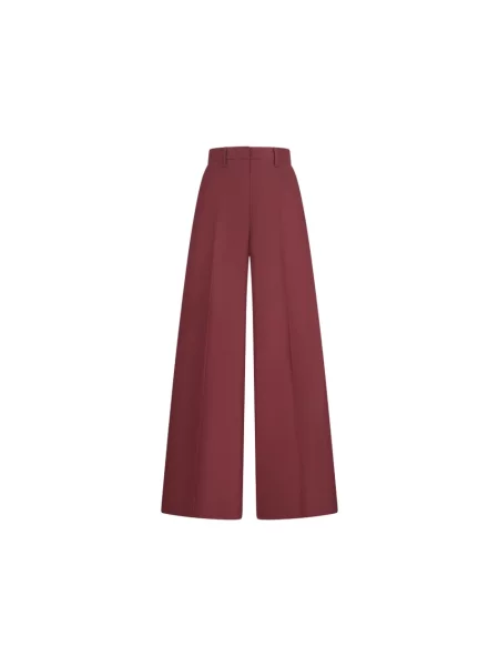 Spodnie Max Mara czerwone