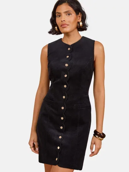 Love & roses Rochie tip bluză negru