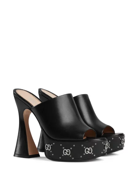 Mulės Gucci su platforma juoda