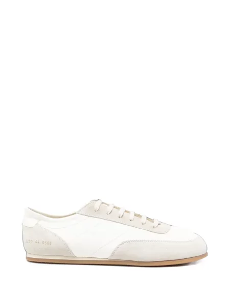 Sneakerși Common Projects din piele alb