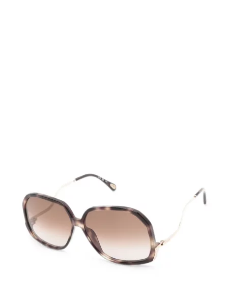 Saulės akiniai Chloé Eyewear ruda