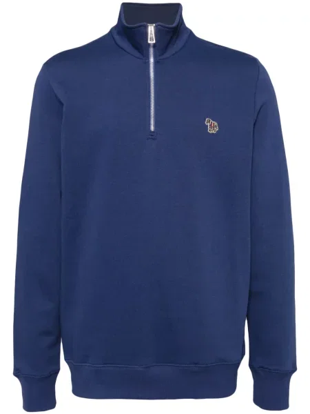 Суитчър Ps Paul Smith с принт зебра синьо