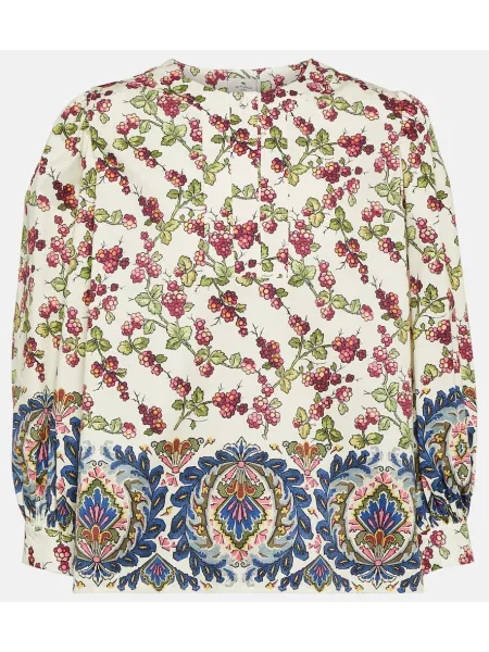 Top Etro cu imagine alb