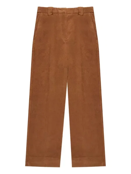 Pantaloni Incotex de catifea cord maro